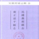 民国芜湖县志 雍正建平县志.pdf下载